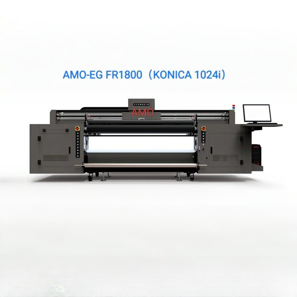 AMO-EG UV Flat bed &roll Printer FR 1800(KONICA 1024i)